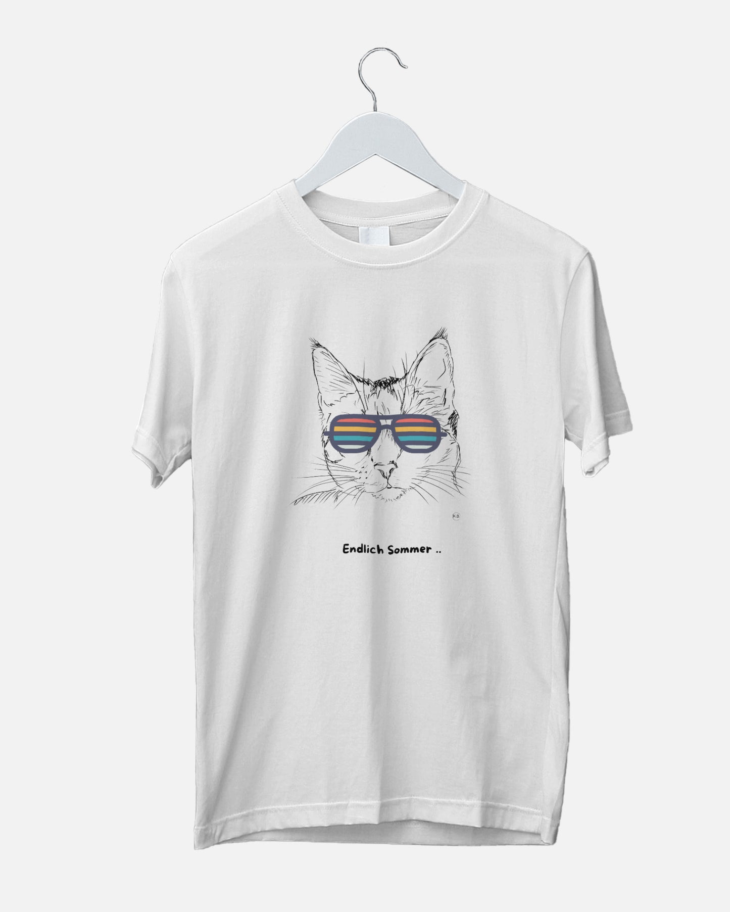 T-SHIRT | RETRO CAT - ENDLICH SOMMER